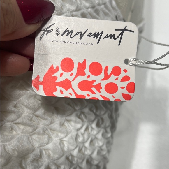 FP Movement by Free People Textured White Tank Top - Picture 3 of 9